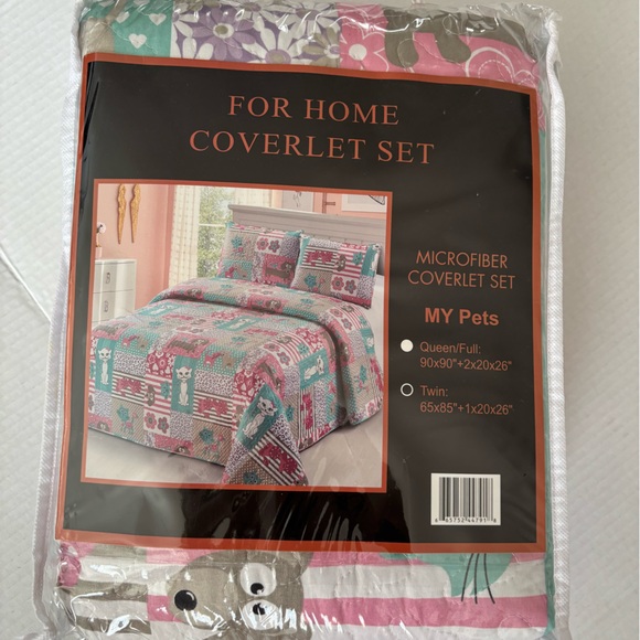 Colorful Patchwork Quilt Set - Picture 2 of 3